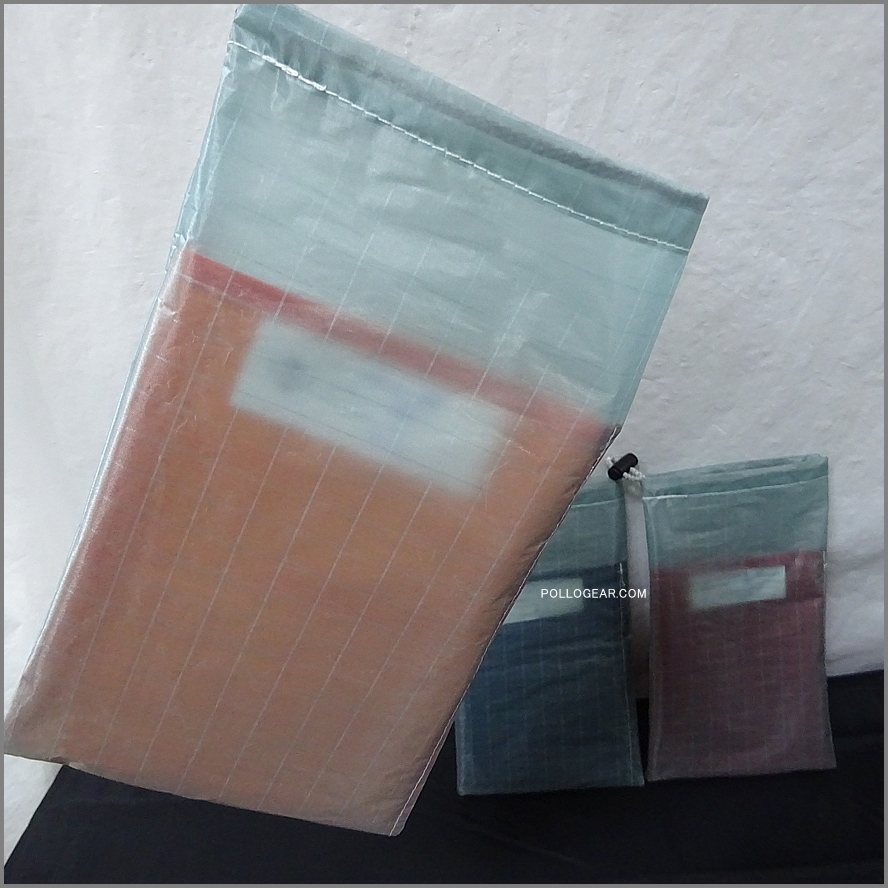 【送料無料】<br>POLLOGEAR オリジナル<br>SPIN POUCH◇◆Bicolor<br>スピンネーカー ロープバッグ<br>LoopAlien ループエイリアン<br>コードワインダー ハンモック リッジライン スピンポーチ 小物入れ