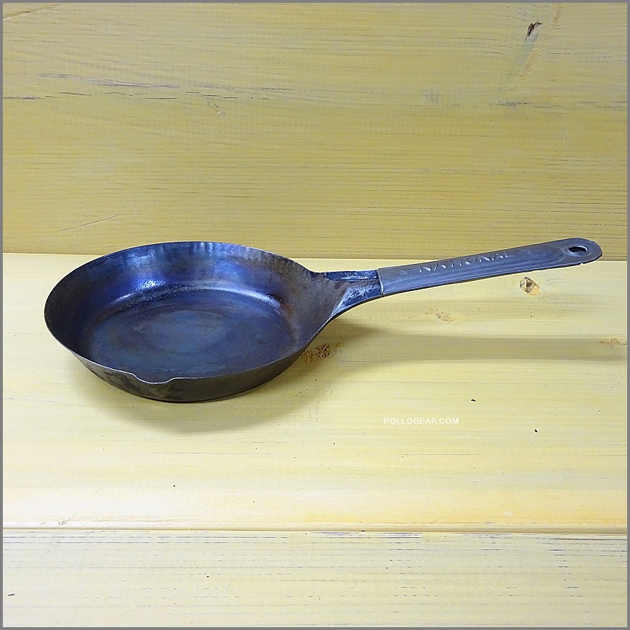 1950年代 NATIONAL 152㎜<BR>ビンテージ フライパン<BR>鉄フライパン アメリカ製<BR>Cowboy Frying Pans