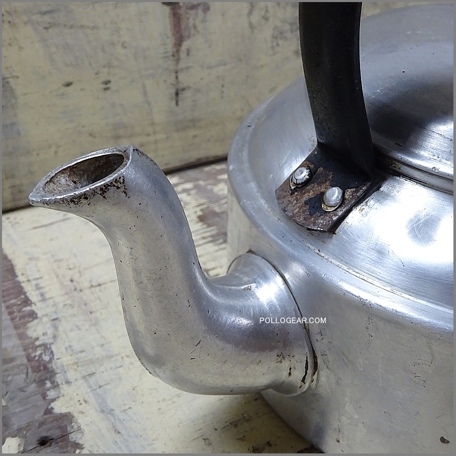 1940年代 イングランド製<BR>1.2L ビンテージ ケトル<BR>① VINTAGE POT<BR>やかん ティーポット