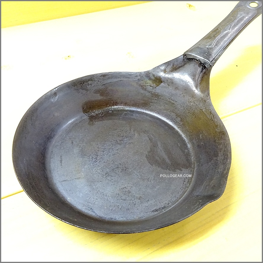 1960年代 USA 152㎜<BR>ビンテージ フライパン<BR>鉄フライパン アメリカ製<BR>Cowboy Frying Pans ミリタリーキャンプ