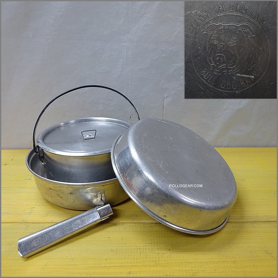 1970年代 レンジャーSet<BR>ホットン ブルドッグ<BR>VINTAGE ビリーポット<BR>イングランド製 クッカー<br>パンハンドル フルセット 