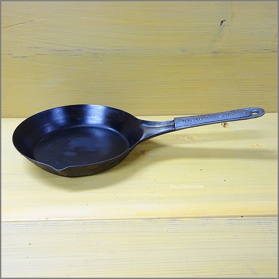 1940年代 SNOW KING<BR> ビンテージ フライパン<BR>鉄フライパン アメリカ製<BR>Cowboy Frying Pans 178㎜