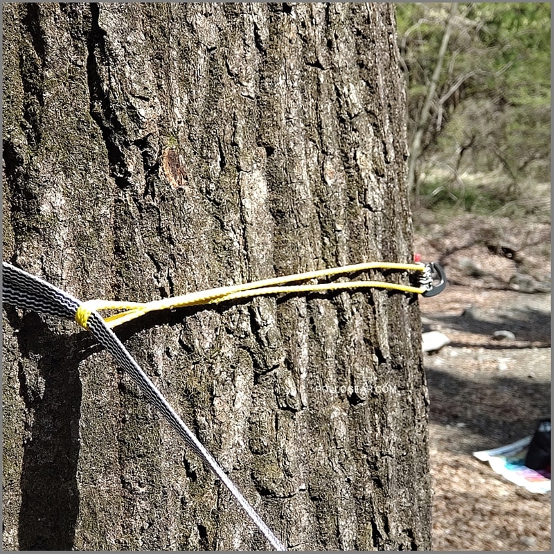 【送料無料】2本Set<BR>ハンモック Extension Sling<BR>エクステンションスリング<BR>2.8㎜ ダイニーマロープ<BR>ツリーストラップ 延長<BR>ウーピースリング 延長