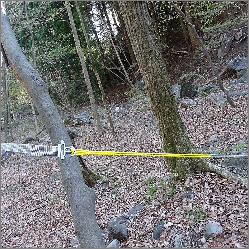 【送料無料】2本Set<BR>ハンモック Extension Sling<BR>エクステンションスリング<BR>2.8㎜ ダイニーマロープ<BR>ツリーストラップ 延長<BR>ウーピースリング 延長