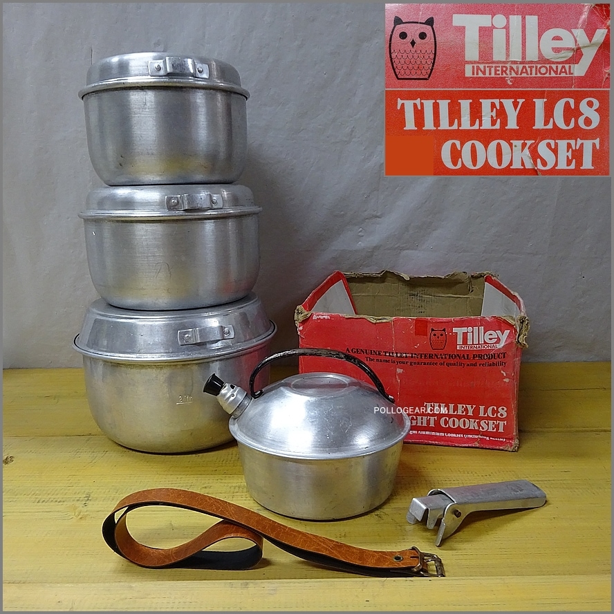 1970年代 ティリー LC8 Cook Set<BR>VINTAGE Tilley Lamp Co.<BR>ライトウェイト クックセット<BR>ビンテージ クッカー<BR>ティリーランプ 笛吹ケトル