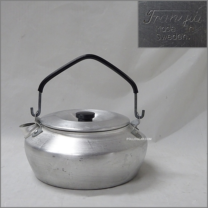 1960年代 VINTAGE Trangia<BR>0.6L トランギア 筆記体ロゴ<BR>ビンテージ ケトル やかん<BR>キャンプ コーヒー