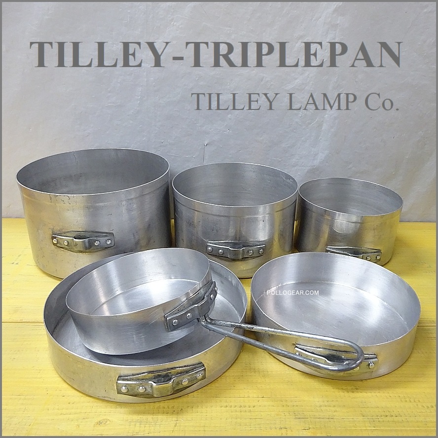 50's ティリー トリプルパン<BR>VINTAGE Tilley Lamp Co.<BR>ビンテージ ビリーポット<BR>ティリーランプ クッカー