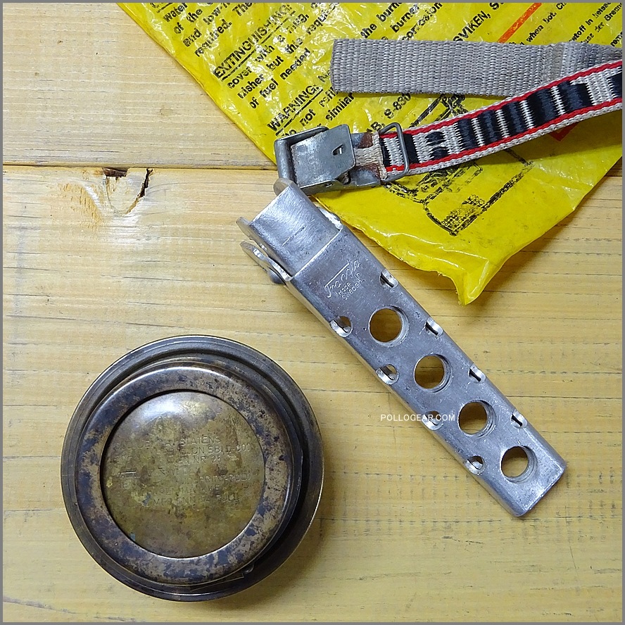 1970年代 トランギア TR-27<BR>ストームクッカーS ケトル付き<BR>Trangia 筆記体ロゴ オールドモデル No.27-2 アルスト ビンテージ