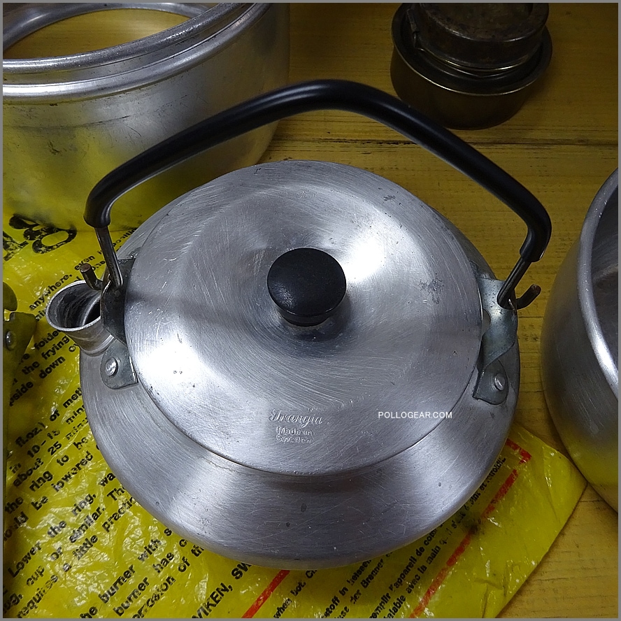 1970年代 トランギア TR-27<BR>ストームクッカーS ケトル付き<BR>Trangia 筆記体ロゴ オールドモデル No.27-2 アルスト ビンテージ
