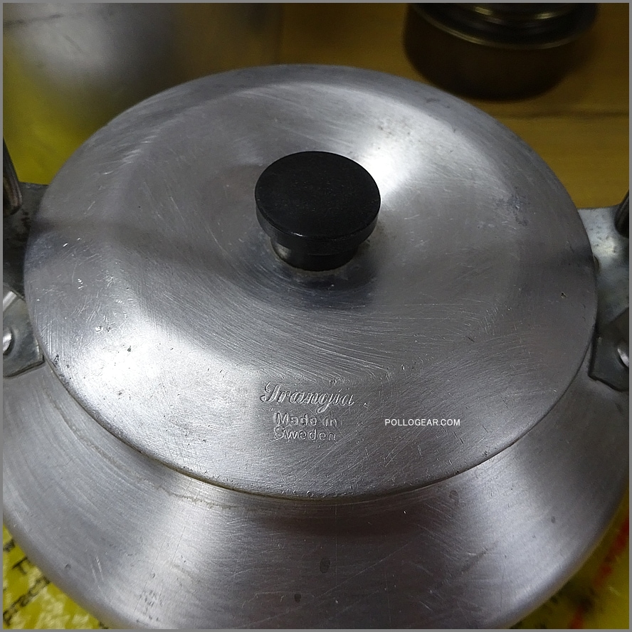 1970年代 トランギア TR-27<BR>ストームクッカーS ケトル付き<BR>Trangia 筆記体ロゴ オールドモデル No.27-2 アルスト ビンテージ