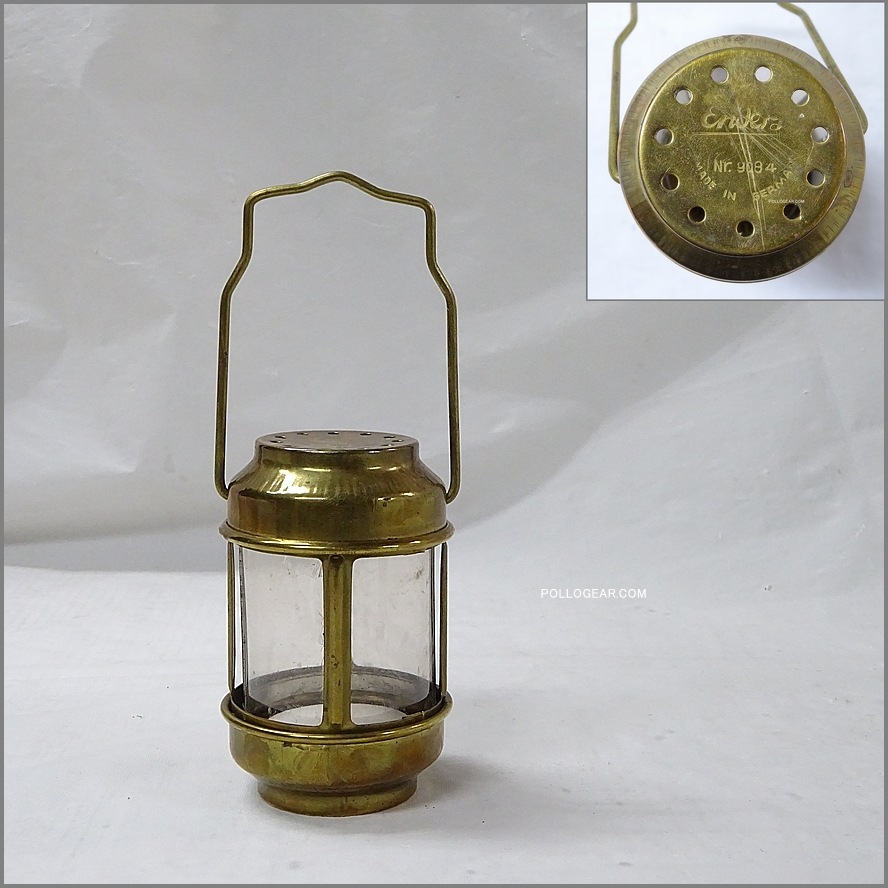 Enders9084 ブラス<BR>キャンドルランタン 雲母<BR>真鍮製 ティーキャンドル<BR>エンダース オールドランタン Vintage
