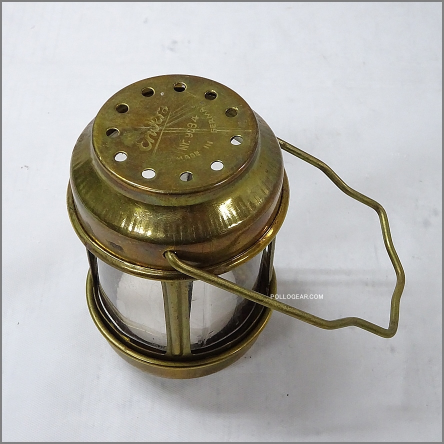 Enders9084 ブラス<BR>キャンドルランタン 雲母<BR>真鍮製 ティーキャンドル<BR>エンダース オールドランタン Vintage