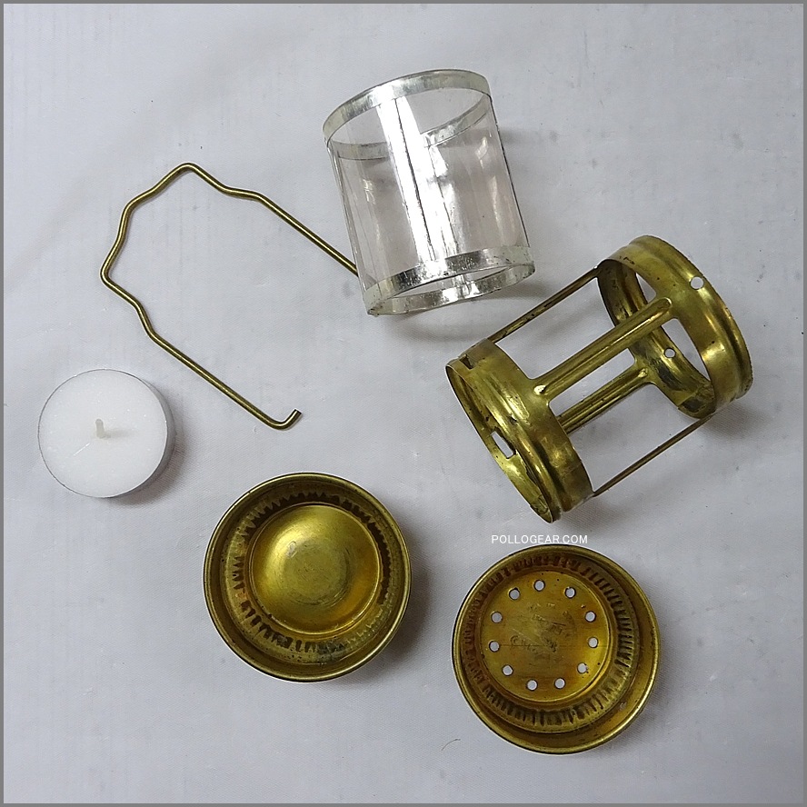 Enders9084 ブラス<BR>キャンドルランタン 雲母<BR>真鍮製 ティーキャンドル<BR>エンダース オールドランタン Vintage