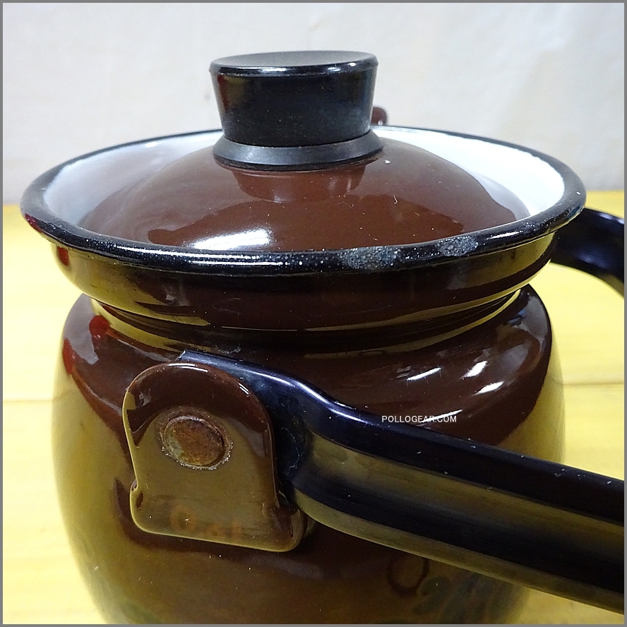 1960年代 北欧 ビンテージ FINEL<BR>フィネル ホーロー ケトル 琺瑯<BR