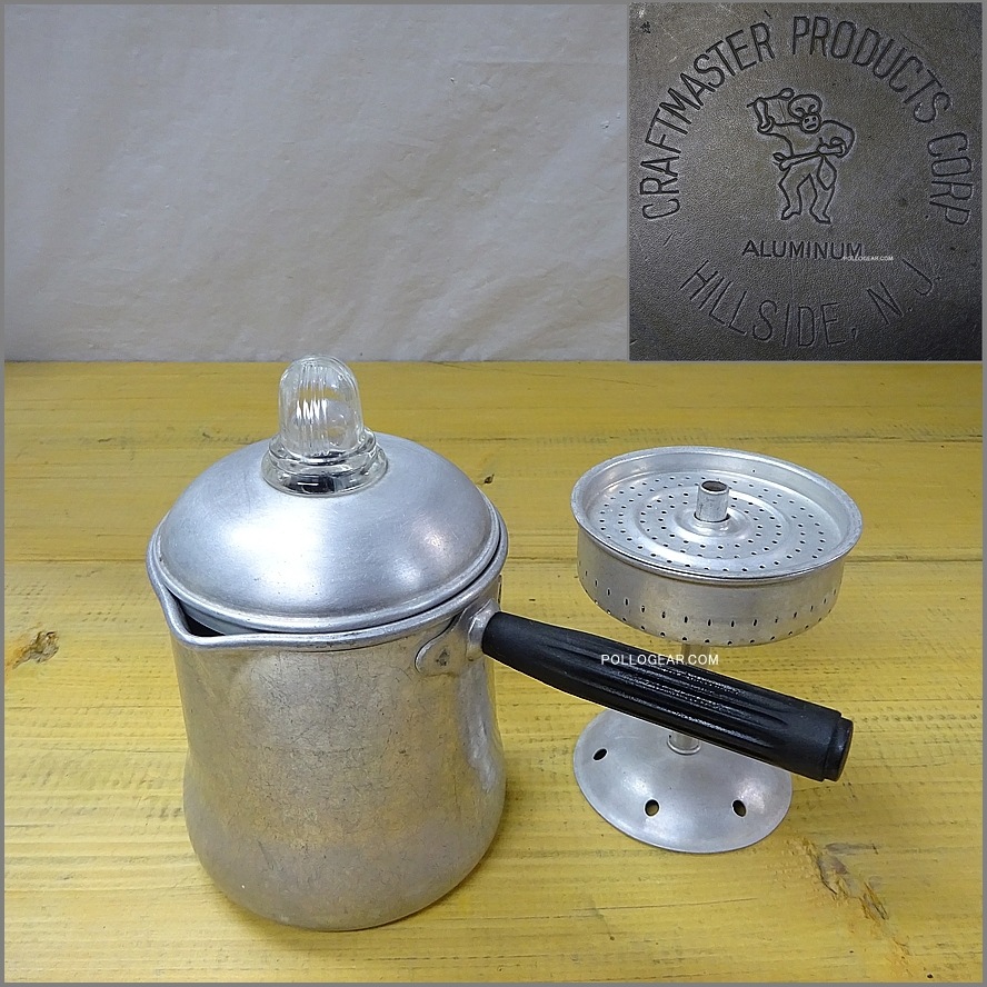 40’s 1Cup VINTAGE PERCOLATOR<BR>Craftmaster Products Corp<BR>アメリカ製 コーヒーメーカー<br>ビンテージ パーコレーター COFFEE POT