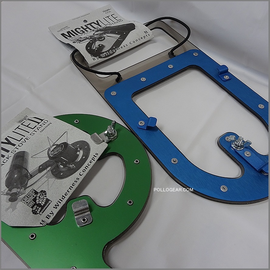 1996年 初期型 旧ブルー<BR>青足 マイティーライト<BR>ストーブスタンド<BR>MSR ウィスパーライト<BR>MightyLite Stove Stand<BR>Wilderness Concept / UCO