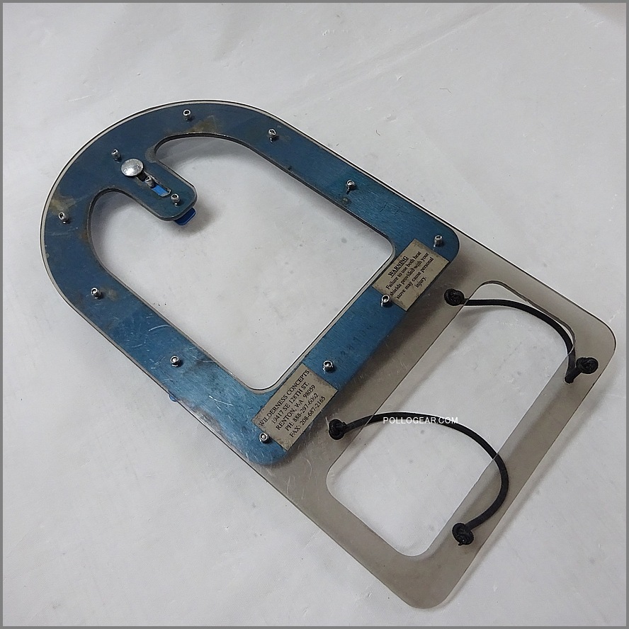 1996年 初期型 旧ブルー<BR>青足 マイティーライト<BR>ストーブスタンド<BR>MSR ウィスパーライト<BR>MightyLite Stove Stand<BR>Wilderness Concept / UCO