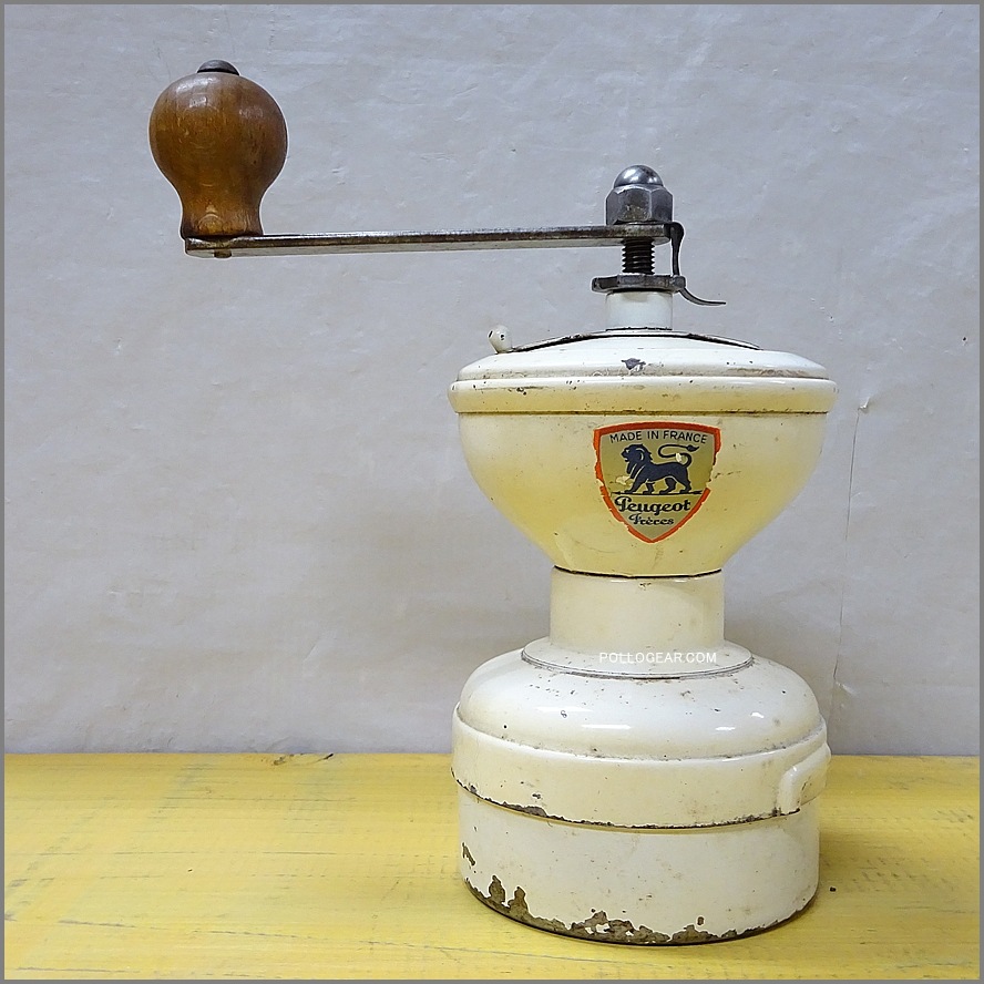 1950年代 プジョー ディアボロ<BR>DIABOLO Metal Coffee Grinder<BR>フランス製 コーヒーミル<BR>Peugeot コーヒーグラインダー<BR>ビンテージミル アンティーク
