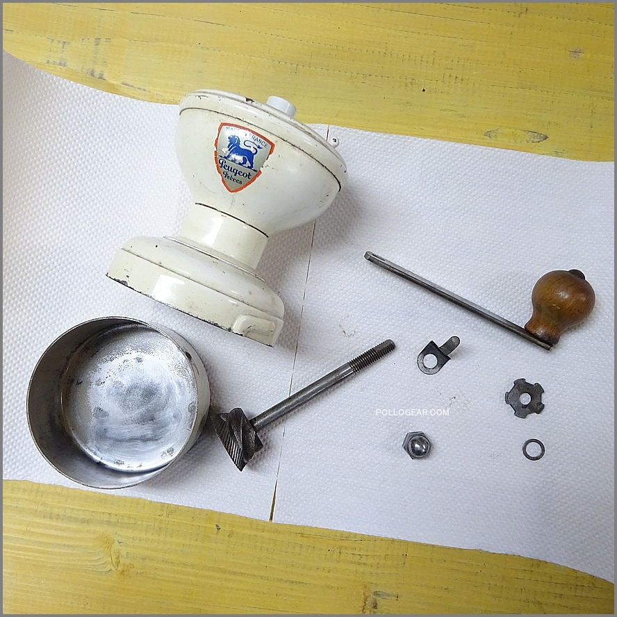 1950年代 プジョー ディアボロ<BR>DIABOLO Metal Coffee Grinder<BR>フランス製 コーヒーミル<BR>Peugeot コーヒーグラインダー<BR>ビンテージミル アンティーク