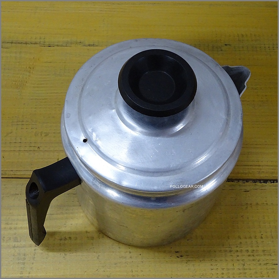 1950年代 COMET USA 0.5L<BR>小さな アルミ ビンテージケトル<BR>コメット コーヒー ポット ミロ<BR>VINTAGE MIRRO COFFEE POT<BR>MADE IN USA