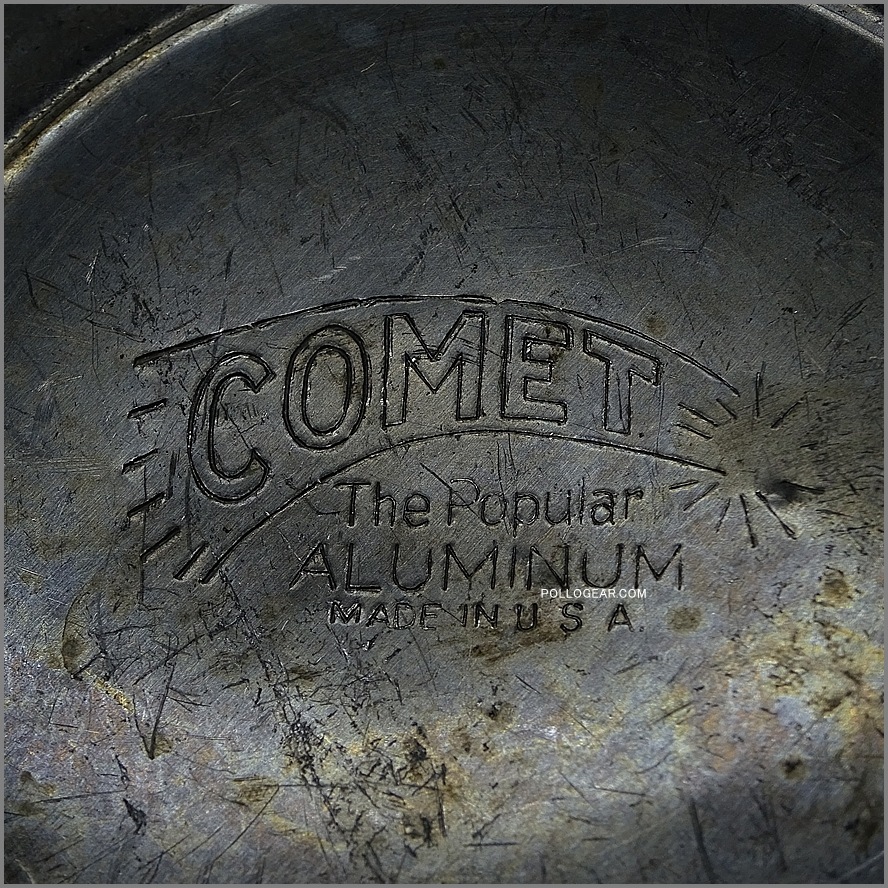 1950年代 COMET USA 0.5L<BR>小さな アルミ ビンテージケトル<BR>コメット コーヒー ポット ミロ<BR>VINTAGE MIRRO COFFEE POT<BR>MADE IN USA