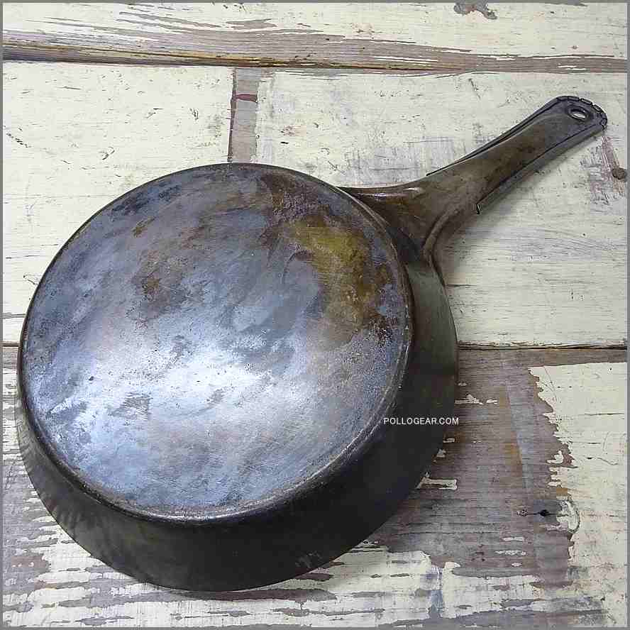 1950年代 COLD HANDLE<BR> ビンテージ フライパン<BR>鉄フライパン