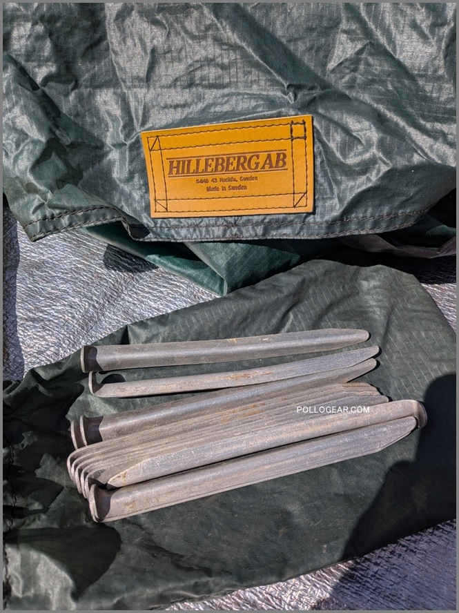 1994年 Hilleberg AB STAIKA<br>革タグ フルスリーブ スタイカ<br>VINTAGE ヒルバーグ 旧タグ ２型 美品 フロア張替え未使用