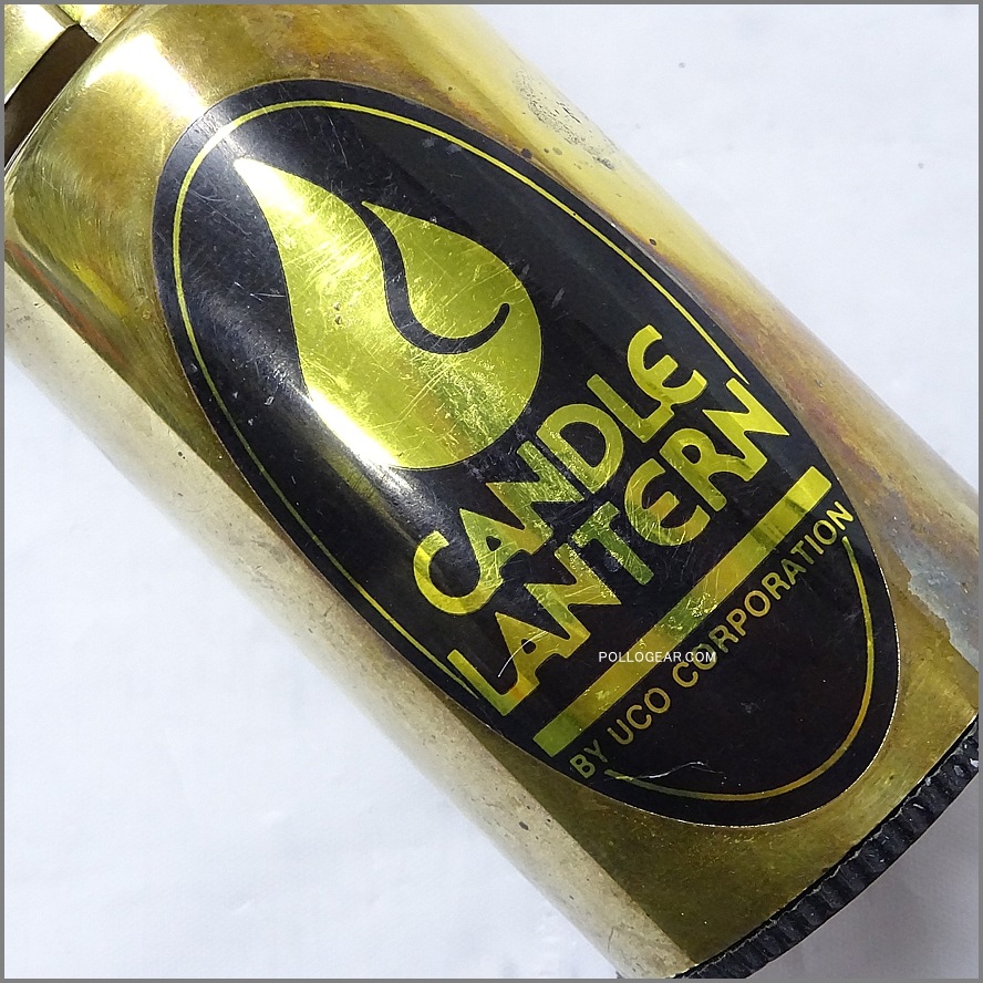 1980年代 USA製<BR>UCO キャンドルランタン<BR>真鍮製 ブラス ユーコ<BR>ビンテージランタン ユーシーオー