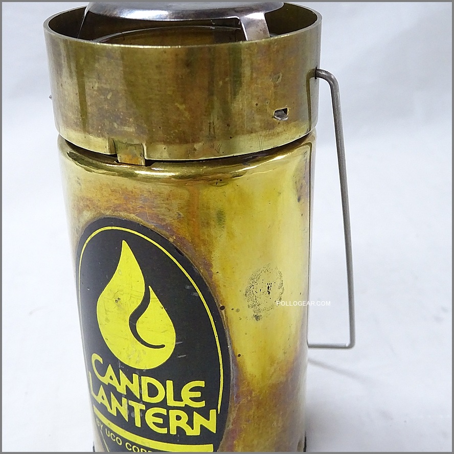 1980年代 USA製<BR>UCO キャンドルランタン<BR>真鍮製 ブラス ユーコ<BR>ビンテージランタン ユーシーオー
