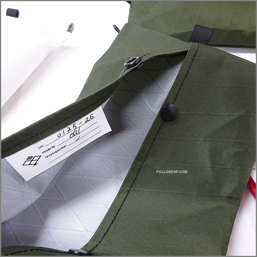 【送料無料】<br>POLLOGEAR オリジナル<br>ティッシュカバー 標準サイズ<br>アウトドア ファブリック<br>ダイニーマXグリッドストップ<br>X-PAC  ULティッシュケース<br>ソフトパックティッシュ 山ギア ウルトラライトギア