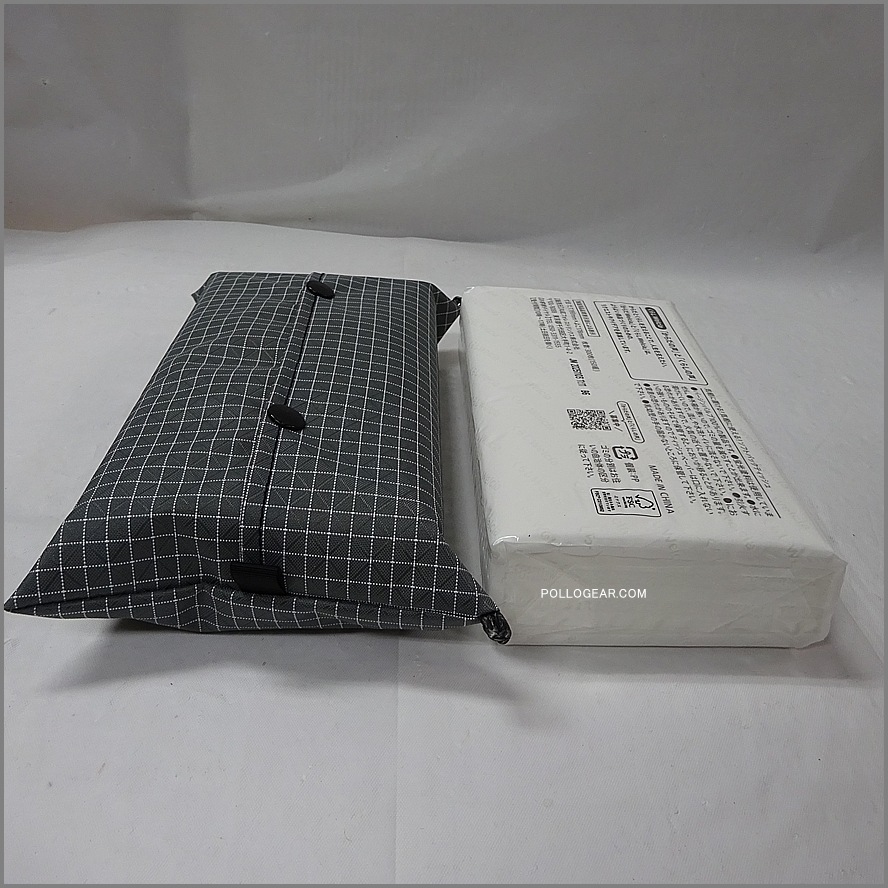 【送料無料】<br>POLLOGEAR オリジナル<br>ティッシュカバー 標準サイズ<br>アウトドア ファブリック<br>ダイニーマXグリッドストップ<br>X-PAC  ULティッシュケース<br>ソフトパックティッシュ 山ギア ウルトラライトギア