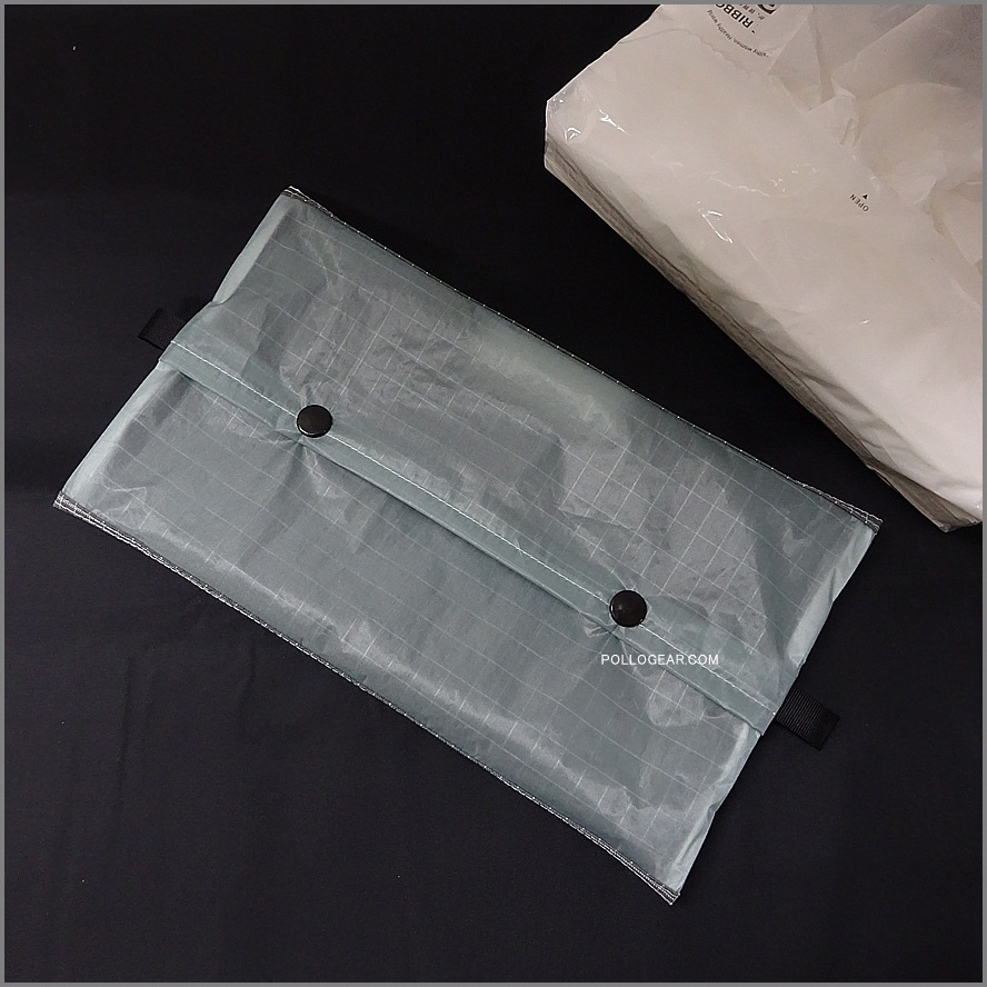 【送料無料】<br>POLLOGEAR オリジナル<br>ティッシュカバー 標準サイズ<br>アウトドア ファブリック<br>ダイニーマXグリッドストップ<br>X-PAC  ULティッシュケース<br>ソフトパックティッシュ 山ギア ウルトラライトギア