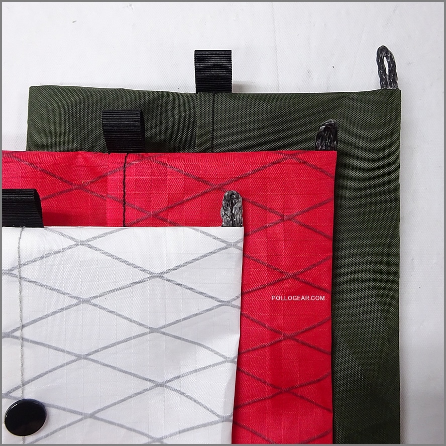 【送料無料】<br>POLLOGEAR オリジナル<br>ティッシュカバー 標準サイズ<br>アウトドア ファブリック<br>ダイニーマXグリッドストップ<br>X-PAC  ULティッシュケース<br>ソフトパックティッシュ 山ギア ウルトラライトギア