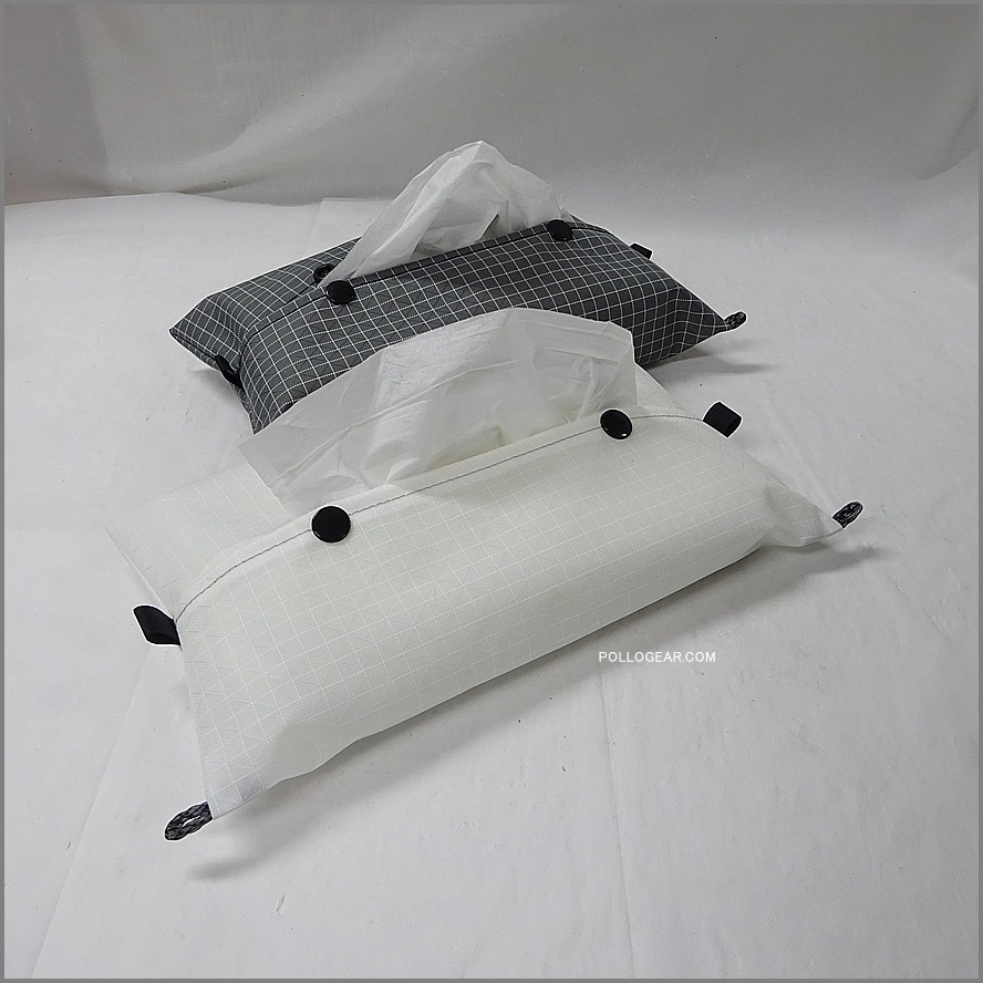 【送料無料】<br>POLLOGEAR オリジナル<br>ティッシュカバー 標準サイズ<br>アウトドア ファブリック<br>ダイニーマXグリッドストップ<br>X-PAC  ULティッシュケース<br>ソフトパックティッシュ 山ギア ウルトラライトギア