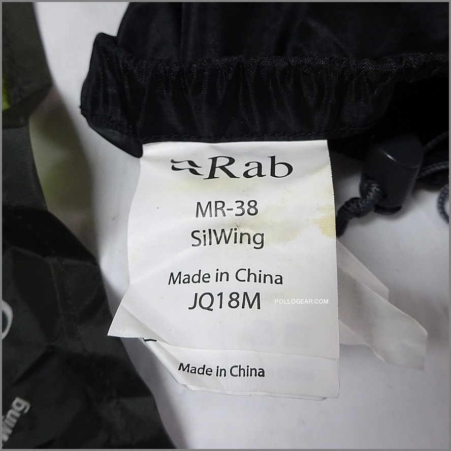 デッドストック Rab SilWing<br>シルウイング ULタープ 廃盤品<br>シルナイロン ウイングタープ<br>ウルトラライト シルタープ<br>-  [オリーブ]  (2.13m×2.44m)