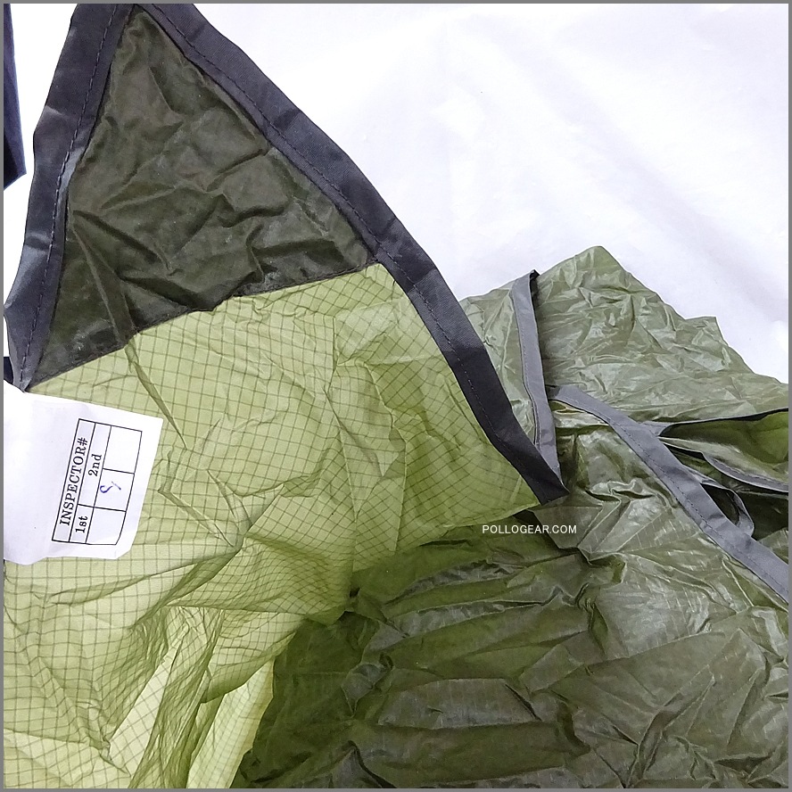 デッドストック Rab SilWing<br>シルウイング ULタープ 廃盤品<br>シルナイロン ウイングタープ<br>ウルトラライト シルタープ<br>-  [オリーブ]  (2.13m×2.44m)