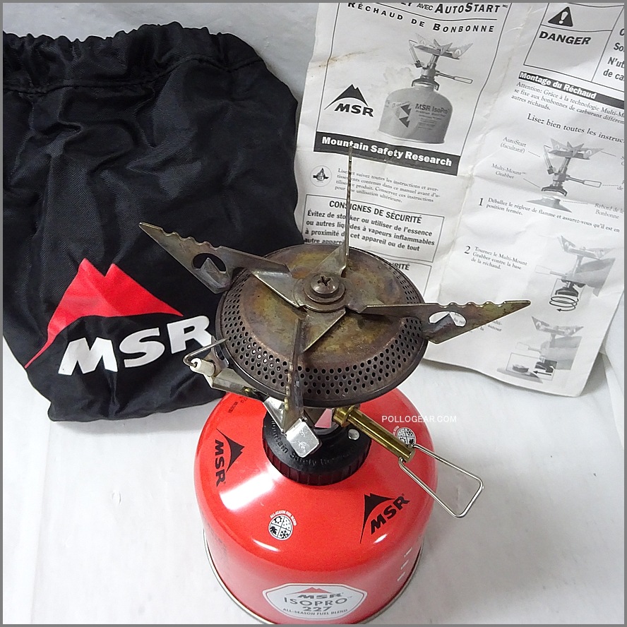 MSR Superfly シングルバーナー 本体 98~ MSR SUPERFLY<BR>スーパーフライ 前期型<BR>OLDモデル ガス