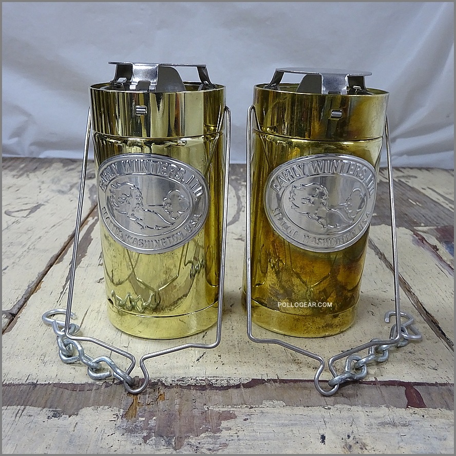 デッドストック 1982年 最初期<br>アーリーウインタース×ＵＣＯ<br>ブラス キャンドルランタン<br>EARLY WINTERS LTD 真鍮製 ビンテージ