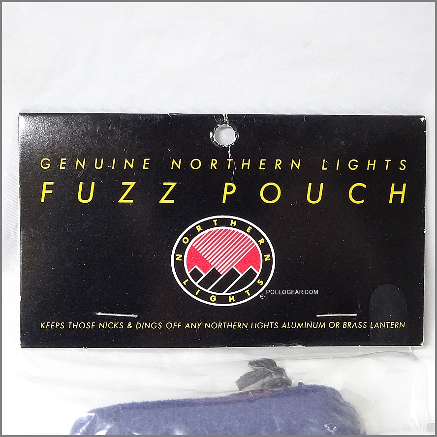 1990年代 デッドストック<BR>ノーザンライト パイルポーチ<BR>VINTAGE キャンドルランタン<BR>NORTHERN LIGHTS FUZZ POUCH  フリースケース 送料無料！