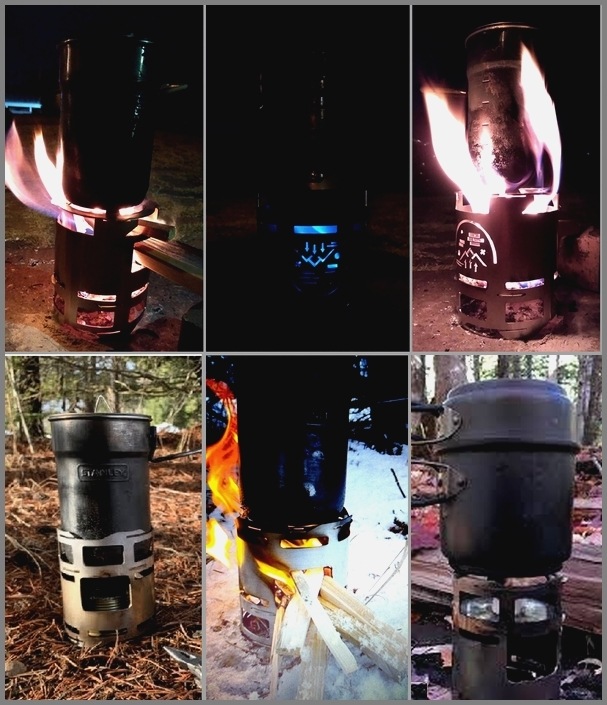 アメリカ製 Pack Stoves 改<BR>ウッドストーブ<BR>Simple Theory Gear<BR>Hand Made in The USA<BR>ブッシュクラフト　 　