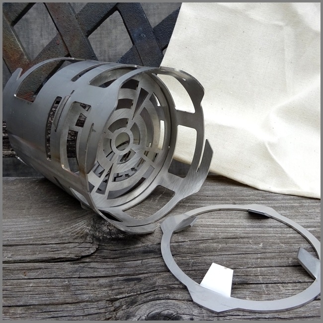 アメリカ製 Pack Stoves 改<BR>ウッドストーブ<BR>Simple Theory Gear<BR>Hand Made in The USA<BR>ブッシュクラフト　 　