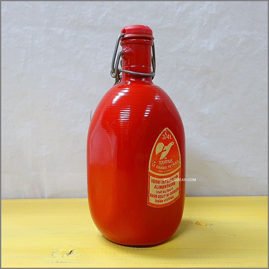 ヨーロッパ限定モデル<BR>1970年代 グランテトラ 0.75L<BR>角型 LE GRAND TETRAS<BR>VINTAGE ウォーターボトル
