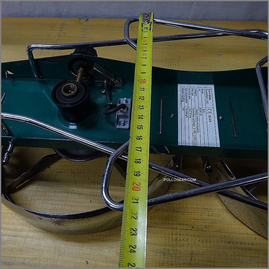 90’s コンパクトツーバーナー<BR>UK製 VINTAGE SUNNGAS<BR>Sunnflair SUNN CAMP<BR>OD缶 ガス ストーブ ビンテージ<BR>グリーンカラー レトロスタイル 