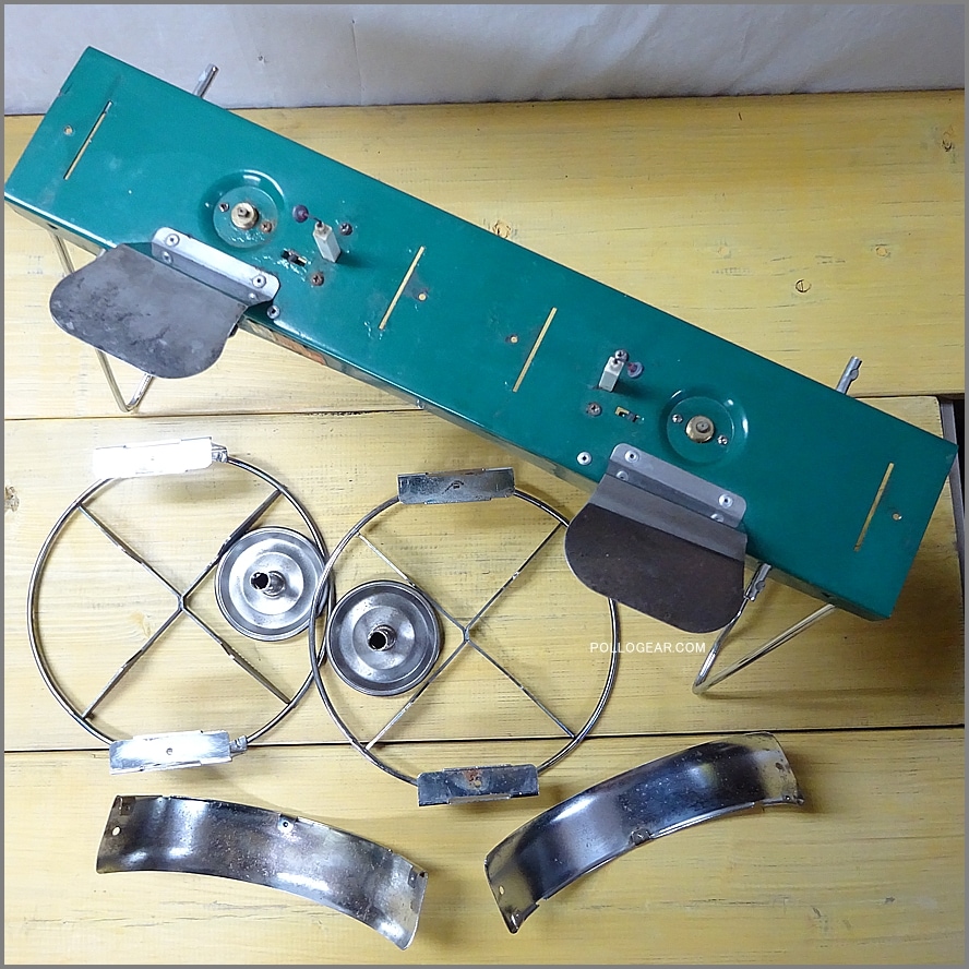 90’s コンパクトツーバーナー<BR>UK製 VINTAGE SUNNGAS<BR>Sunnflair SUNN CAMP<BR>OD缶 ガス ストーブ ビンテージ<BR>グリーンカラー レトロスタイル 