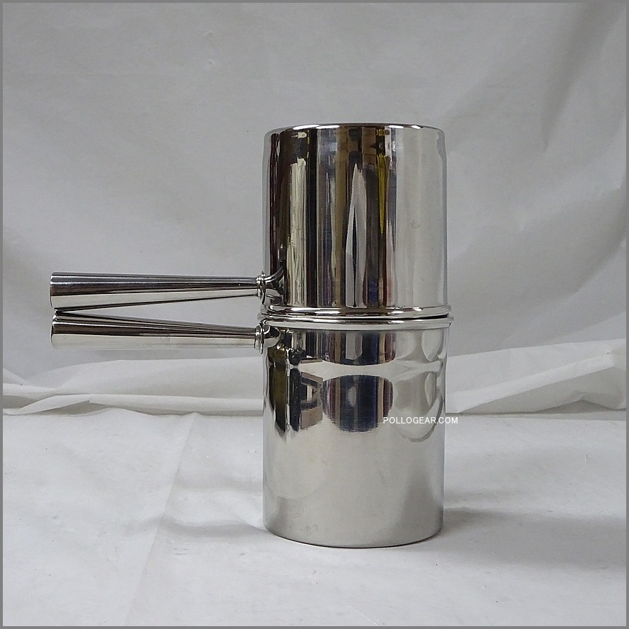 3Cup ILSA Coffee VINTAGE<BR>Napoletana ナポレターナ<BR>イルサ 直火 エスプレッソ<BR>コーヒーメーカー キャンプ