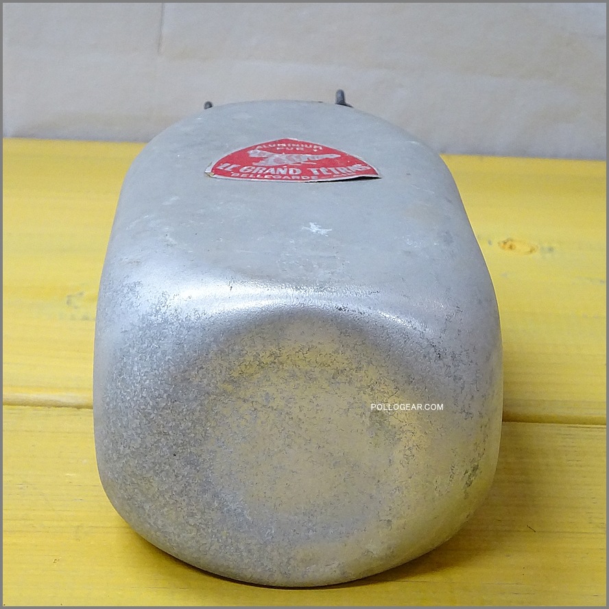 1960年代 グランテトラ 1.0L<BR>角型 LE GRAND TETRAS<BR>VINTAGE ウォーターボトル<BR>シルバー アルミ無垢 