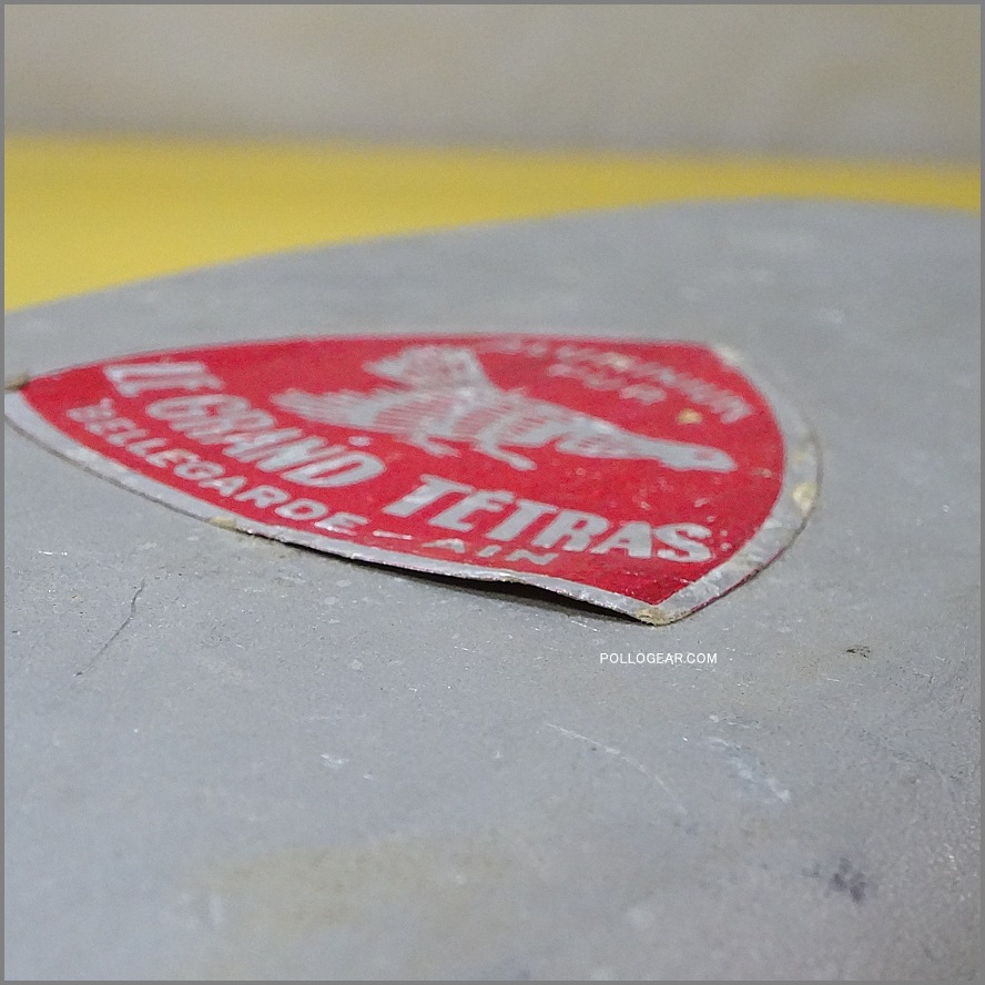 1960年代 グランテトラ 1.0L<BR>角型 LE GRAND TETRAS<BR>VINTAGE ウォーターボトル<BR>シルバー アルミ無垢 