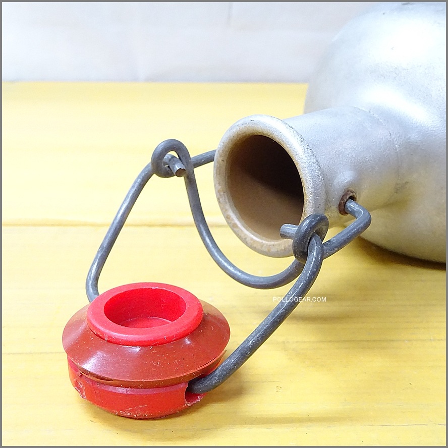 1960年代 グランテトラ 1.0L<BR>角型 LE GRAND TETRAS<BR>VINTAGE ウォーターボトル<BR>シルバー アルミ無垢 