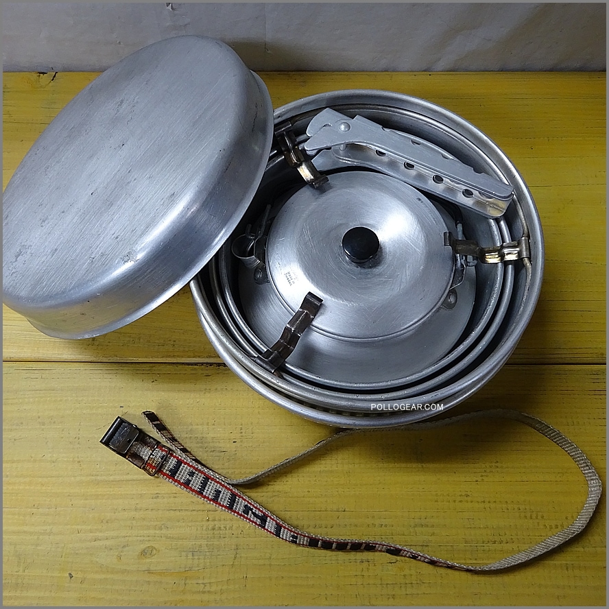 Vintage 70s～ トランギア　アルミ　ケトル　ヤカン　筆記体 1970年代 後期 Trangia<BR>トランギア 筆記体ロゴ<BR>0.9L ケトル