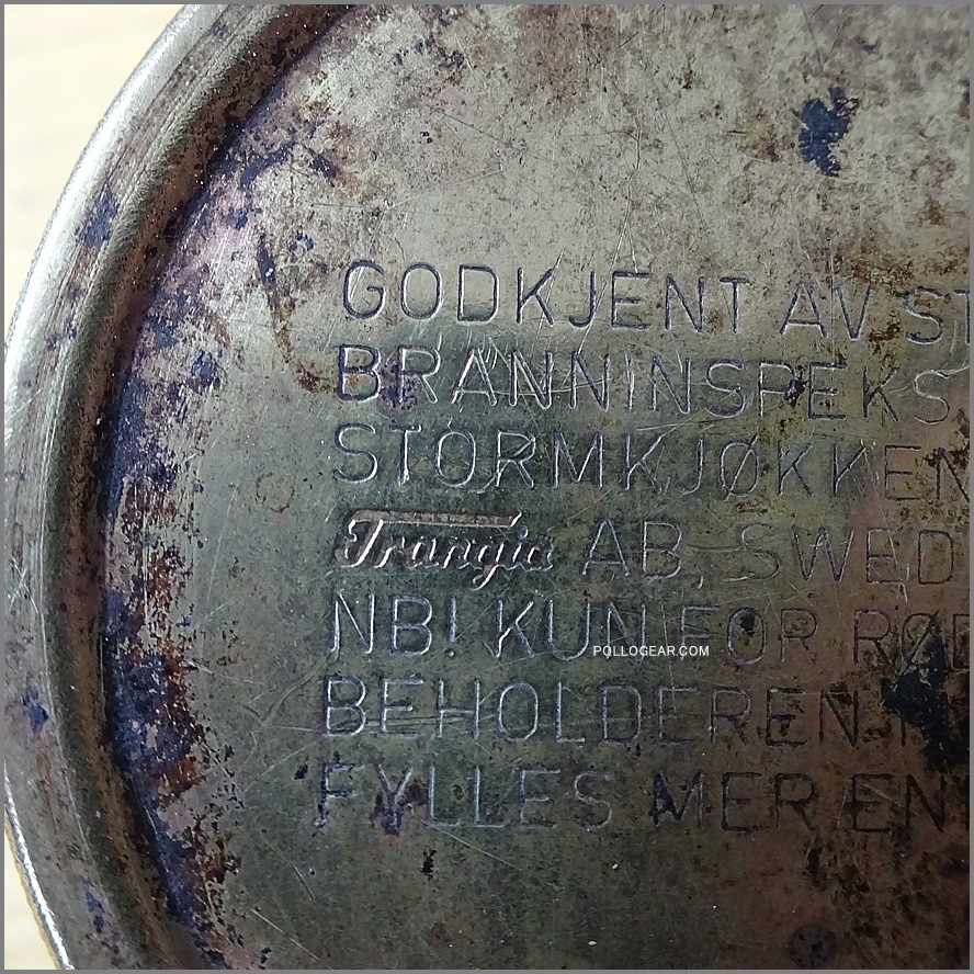 1970年代 トランギア TR-25<BR>ストームクッカーL ケトル付き<BR>Trangia 筆記体ロゴ オールドモデル No.25-2 VINTAGEトランギア